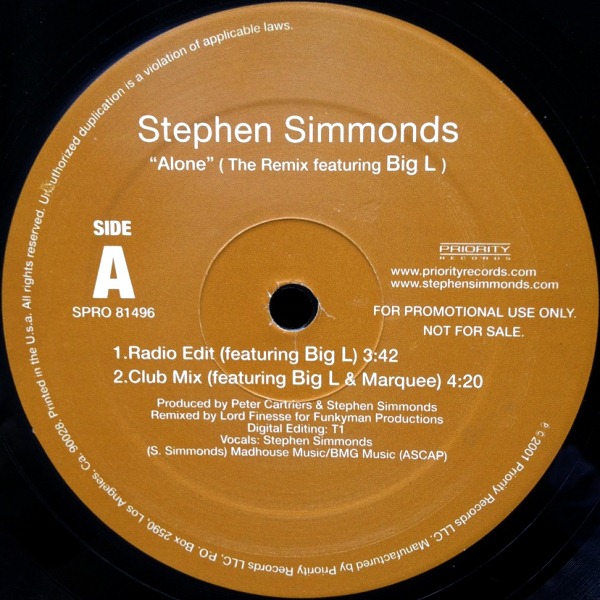 STEPHEN SIMMONDS - ALONE