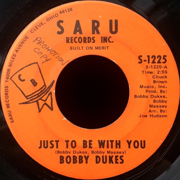 BOBBY DUKES - JUST TO BE WITH YOU
