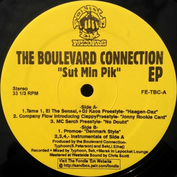THE BOULEVARD CONNECTION - SUT MIN PIK EP