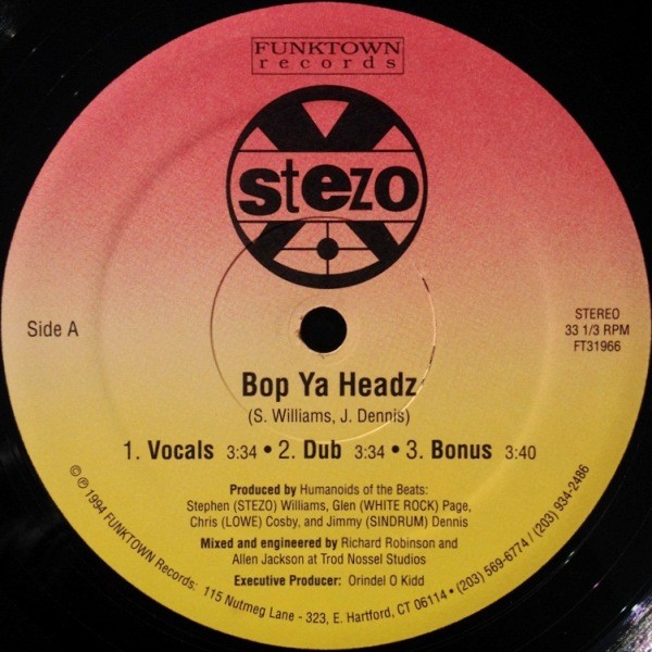 STEZO - BOP YA HEADZ / SHINING STAR