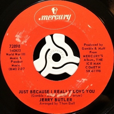 JERRY BUTLER - ONLY THE STRONG SURVIVE / JUST BECAUSE I REALLY LOVE YOU