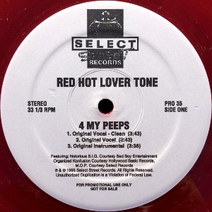 RED HOT LOVER TONE - 4 MY PEEPS