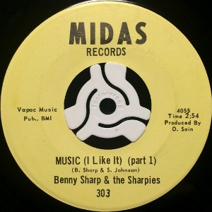 BENNY SHARP & THE SHARPIES - MUSIC (I LIKE IT)